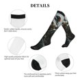 thumbnail image 5 of Rateoe Surreal Panda Warrior Compression Socks for Women and Men 20-30mmHg-Circulation Support Socks Knee High Nurse Pregnant Running Medical and Travel Athletic, 5 of 7