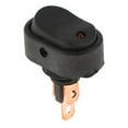 thumbnail image 4 of jinwen 12V 30A 3-pin Car Truck Rocker Round Toggle LED Switch Modification Red, 4 of 6