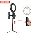 thumbnail image 2 of LED Ring Light with Tripod & Phone Mount, Dual Smartphone Holder, 3 Color Modes & 10 Brightness Levels for Streaming, Makeup, Videos, 2 of 6