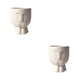 thumbnail image 1 of Maceta interior extraíble Cateissary blanca M con agujero 2piezas autorriego, 1 of 6