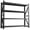 Black + Metal + 69H*75W*23.7D+6, variant on YONGKANG  Adjustable 3 Tier Metal Aquarium Stand 34 W 660lbs Heavy Duty Reptile Tank Shelf  Space Saving 20 30 Gallon Fish Tank Stand for Indoor Use