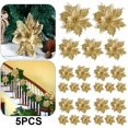 thumbnail image 1 of Pascua Artificial Con Purpurina 5 51 Pulgadas 25 Uds. para Navidad (dorado), 1 of 4