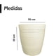 thumbnail image 2 of Maceta Minimalista 20x11 Moderna Interior Exterior beige Elly Decor MCA01TRR-20x11PMINA, 2 of 6