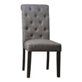 thumbnail image 4 of Furniture of America Rossas Wood 5-Piece Round Dining Table Set in Gray, 4 of 14