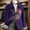 Dark Purple001, variant on 2026 Domzest Mardi Gras Blazer for Men Carnival Graphic Button Suit Jacket Loose Fit Festive Streetwear Corduroy Blazer Autumn Fashion Warm Jackets Pink XL