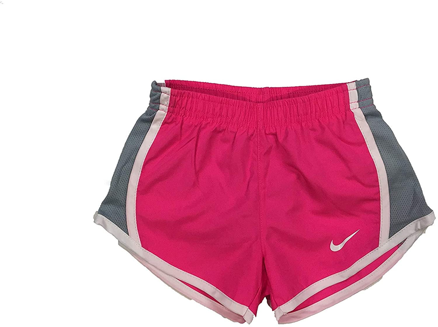 Nike Girls Dry Tempo Running Shorts Hyper Pink 327358A96 / Cool Grey