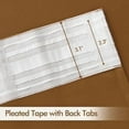 thumbnail image 4 of Golden Brown Back Tab Blackout Curtains 120 Inch Long 2 Panels Set for Bedroom, Rod Pocket/Pinch Pleated Extra Long Thermal Insulated Living Room Darkening Light Blocking 10FT Drapes, 4 of 9