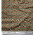thumbnail image 1 of Soimoi Polyester Crepe Fabric Scientific Lab Equipments Education Theme Print Fabric by Yard 52 Inch Wide, 1 of 3