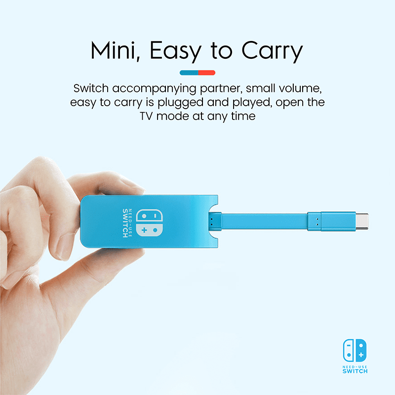DOONJIEY  Type C to 4K HDTV Adapter Hub USB Splitter with 87W PD Power Charger USB Multiport Extender for Nintendo Switch