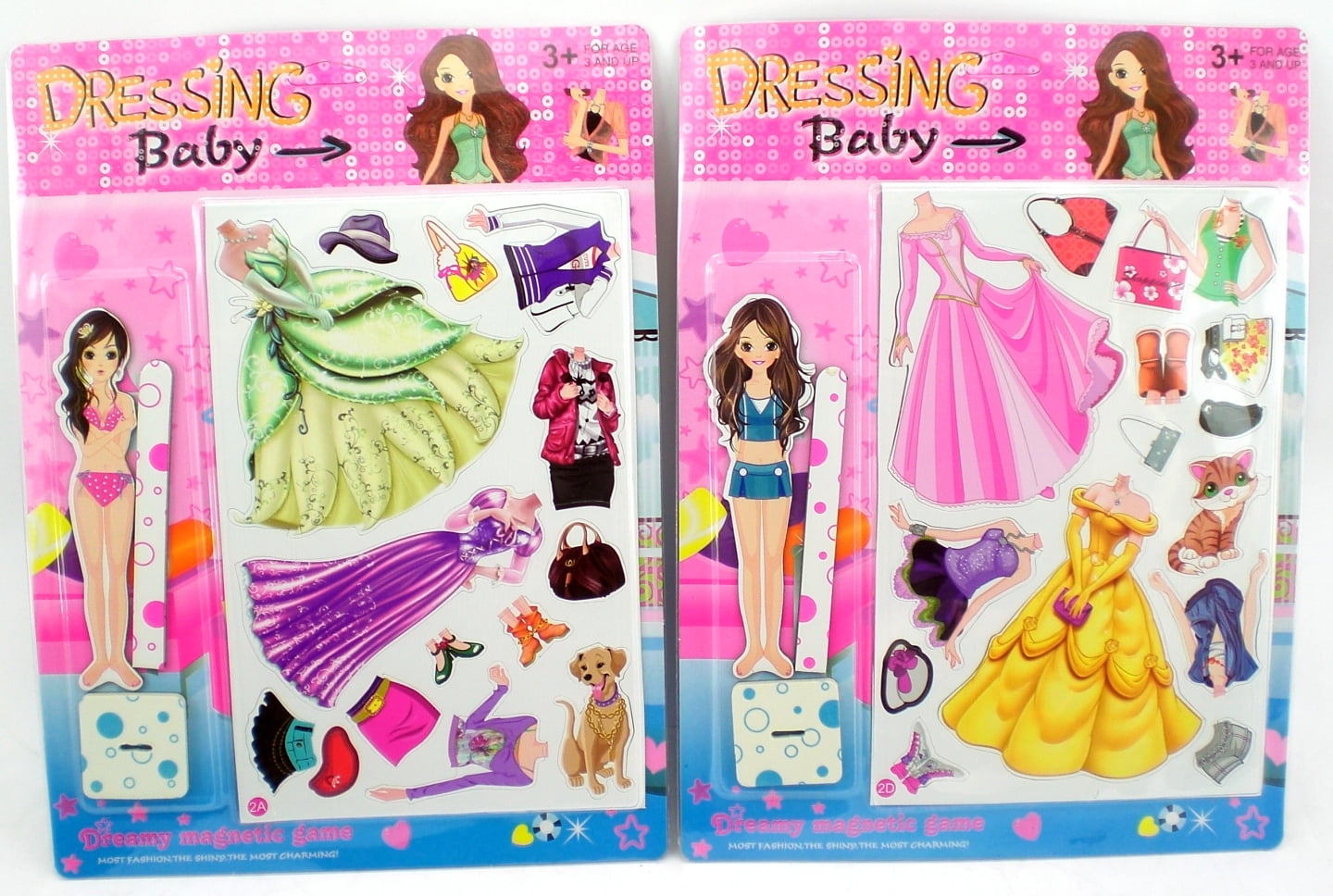 magnetic fashion dolls