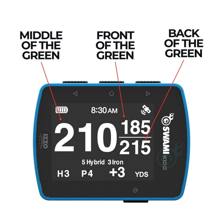 IZZO Golf, Swami KISS 2.0 Golf GPS Rangefinder, Blue - Walmart.com