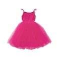 thumbnail image 1 of Robe Sans Manches Unie pour Fillette avec Bretelles Ajustables pour jusqu'à 6 Ans, 1 of 4