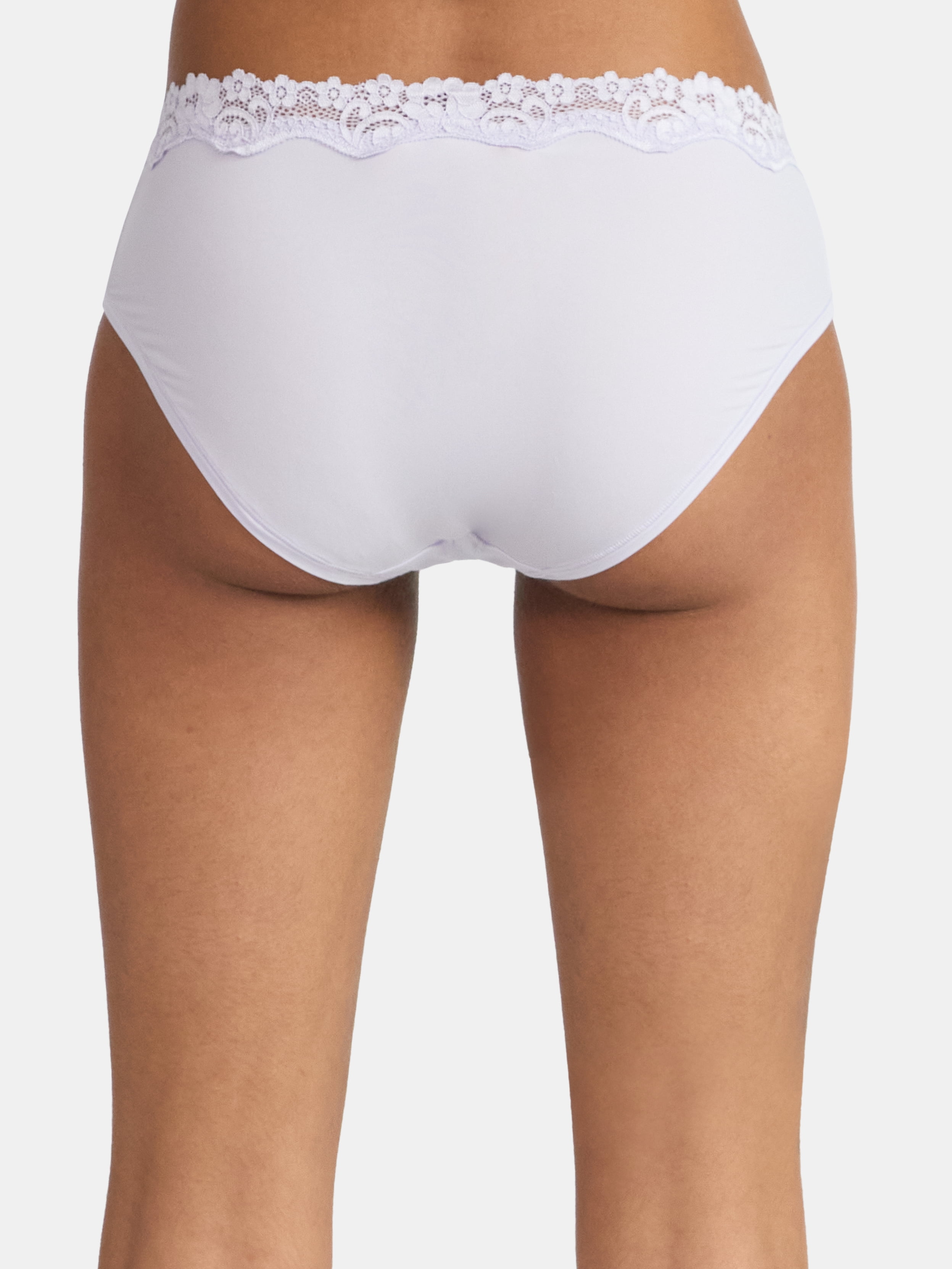 No Boundaries Body Base Hipster Panties with Lace, Women's