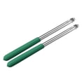 thumbnail image 1 of Unique Bargains 2pcs 3.28ft/1M,Telescopic Handheld Flagpoles,Stainless Steel,Telescopic Guide Flag Pole,Teaching Pointer,Green, 1 of 5