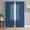 Blue, variant on Pure Lavender Purple Semi Sheer Curtains 72 Inch Length 2 Panels Set, Modern Solid Color Minimalist Art Sheer Kitchen Curtain Privacy Voile Window Curtain for Living Room Bedroom Rod Pocket Drapes