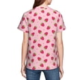 thumbnail image 5 of Honeii Strawberries Print Youth Short Sleeve T-Shirt,Boys Athletic Shirt,Quick Dry Short Sleeve Performance Moisture Wicking T Shirt, 5 of 6