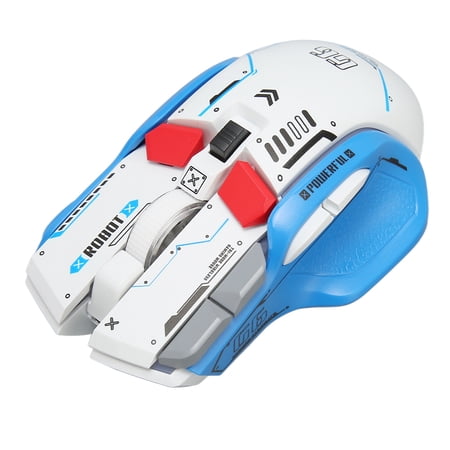 Gaming Mouse 10 Keys Macro Programmable, 2.4G Wired BT 3 Connection ...