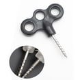 thumbnail image 3 of Camping Luminous Tent Screw Peg Nail Spike Hook Rope Tree Decking Travel Peg, 3 of 8