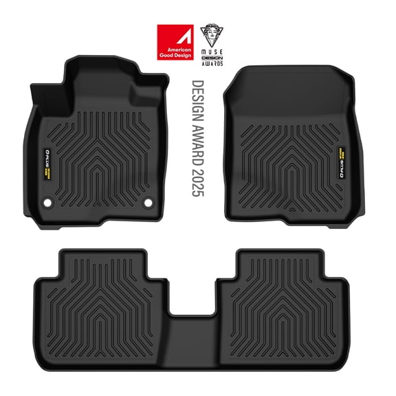 Floor Mats Cargo Liners Carpets fit for Honda HR-V 2023-2024, All Weather Protection TPE Floor Liners Black