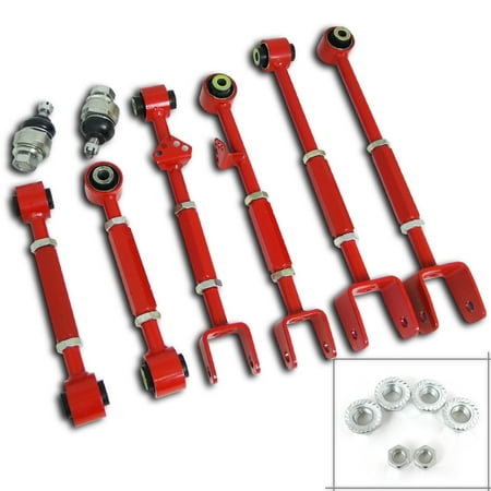 Skunk2 Rear Camber Kit - Spec-D Tuning 2008-2013 Honda Accord Front Ball Joint & Rear Camber Control Arm Toe Kit Tsx Tl 08 09 10 11 12 13