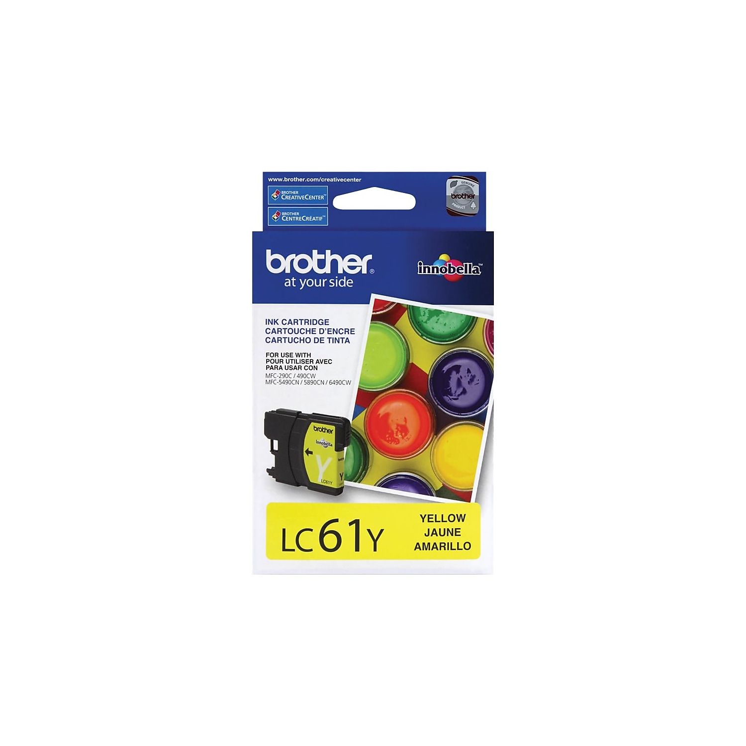 Brother LC 61 Yellow Ink Cartridge Standard (LC61YS) 739229 - image 5 of 5