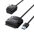 thumbnail image 1 of Cable adaptador SATA a USB 3.0 UGREEN para SSD/HDD de 3,5 y 2,5 pulgadas, 1 of 2