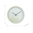 thumbnail image 3 of Monarch 12" Round Juvenile Wall Clock in Light Green Face - Green Plastic Frame, 3 of 3