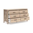 thumbnail image 3 of Bette Wide Dresser, 6 Drawers, Classic Light Oak Brown Finish, 60 Inch, 3 of 3