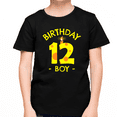 thumbnail image 3 of 12th Birthday Candle 12th Birthday Boy Shirt 12 Year Old Boy 12th Birthday Shirts for Boys Birthday Gift, 3 of 9