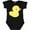 AB-Black, variant on Yellow Baby Duck Boys or Girls Baby Bodysuit