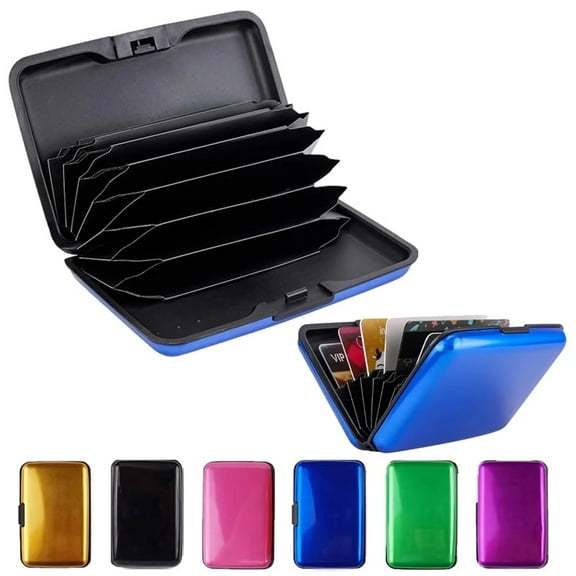 GASTROPOD Credit Card Holder Slim Mini RFID Blocking Credit Card Protector Aluminum Business Card Case Metal ID Organizer Wallet for Women Men