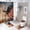 style-5, variant on Soaring Eagle in The Sky 4Pcs Shower Curtain Set Shower Curtain Set with Carpet Bath Mat