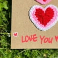 thumbnail image 5 of nvzhuang Valentine’s Day Greeting Card, Funny Woven Flower Heart Mothers Day Card Present, 5 of 5