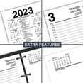 thumbnail image 2 of AT-A-GLANCE 2022 6" x 3.5" Daily Calendar Refill White/Black E717T-50-22, 2 of 3