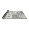 thumbnail image 2 of Ahgly Company Indoor Square Abstract Gray Modern Area Rugs, 3' Square, 2 of 4
