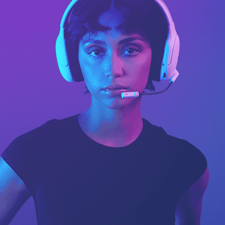 PDP AIRLITE Pro Wireless Gaming Headset for PS5, PS4 - Frost White