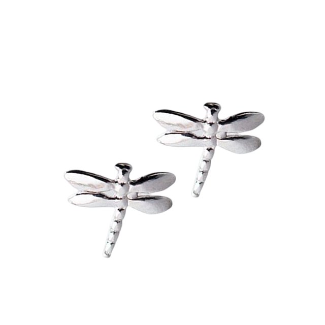 Minnieouse Mini pendientes de plata de ley con forma de libélula, bonitos y pequeños, joyería elegante para mujeres y niños Ropa, zapatos y accesorios Miscelánea