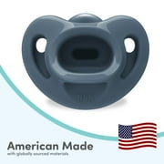 NUK First Choice Comfy 100% Silicone Pacifier, 0-6 months, 3 pack