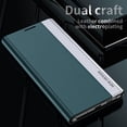 thumbnail image 3 of Thin Slim Flip Case for Apple iPhone 14 with Stand, Premium Business PU Leather Shockproof Protective Phone Cover Case for iPhone 14      Light Blue, 3 of 8