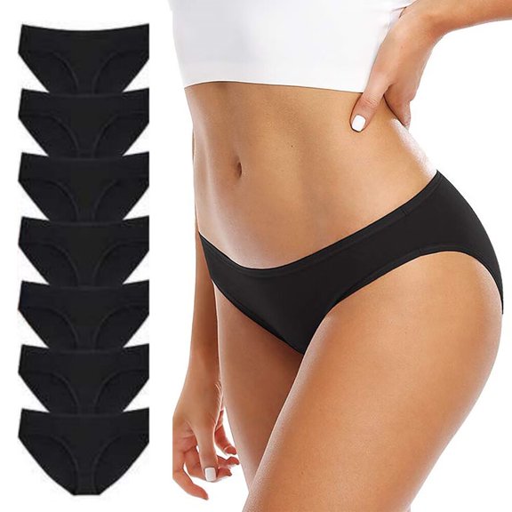 Womens Underwear- Cotton Underwear for Women– Soft,Breathable,Lightweight,Stretch,Hipster Panties For Ladies