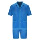 thumbnail image 4 of Conjunto de Traje para Hombre Malla Respirable de Dos Piezas, Hueco Casual Delgado Pantalones Cortos de Manga Corta para Al Aire Libre, 4 of 7