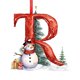 thumbnail image 2 of Adornos navideños, adornos navideños, regalos navideños, 26 letras, decoración para árbol de Navidad, adornos colgantes para árbol de Navidad, adornos navideños personalizados, decoración navideña, de, 2 of 5