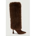 thumbnail image 3 of Women's Faux Fur Pointed Toe Spool Heel Boots, 3 of 6
