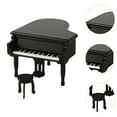 thumbnail image 3 of Almencla Dolls House Piano Music Box 1:12 Scale DIY Scene with Stool Piano Musical Instrument Model Musical Box for Musicians Birth, 3 of 7