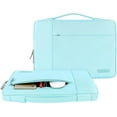 thumbnail image 4 of MOSISO for Macbook Air/Pro 13.3" Laptop Sleeve Briefcase Handbag Multifunctional Polyester Carrying Pouch Zipper Notebook Computer Bag, Hot Blue, 4 of 5