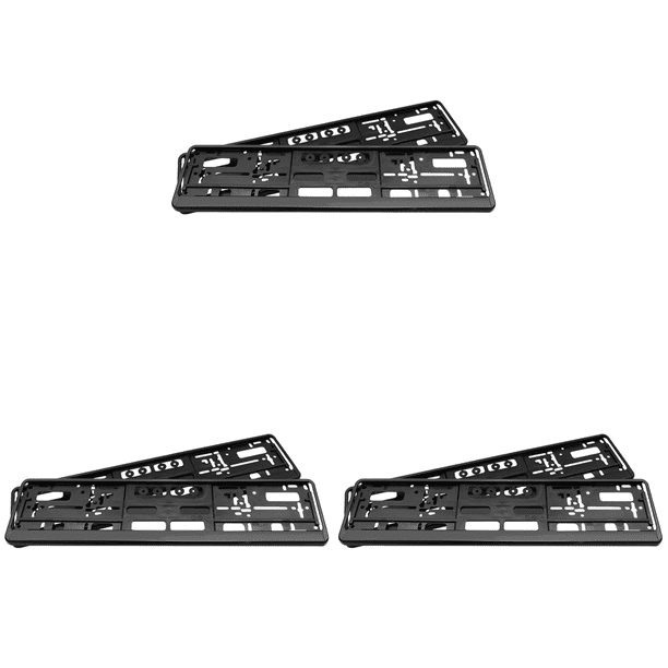 DQrwqpou Soporte para Matrícula Coche Cubierta Anticorrosión para Matrícula Coche 2 Uds.