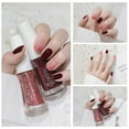 thumbnail image 4 of 10ml Quick Drying Nail Polish Water-Based Tearable Sequins Baking Free Long Lasting Nail Polish for Female, 4 of 10