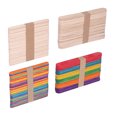 thumbnail image 1 of Wooden Popsicle Sticks, Smoothing Finish Natural Safe Wooden Ice Cream Sticks   For DIY  For Crafts Making, 1 of 8