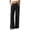 Black, variant on Women's Mid Rise Corduroy Flare Pants with Pockets, Button Zip Fly Casual Trousers For Women, Fall Everyday Bottoms for Weekend Trips and Casual Gathering, Sizes S-2XL