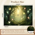 thumbnail image 3 of Wallpaper Forest Glowing Butterflies Soft Light Peel and Stick Wall Murals 100"H x 144"W Removable PVC Wall Paper Self-Adhesive Wall Paintings Art Decor for Bedroom Living Room, 3 of 7